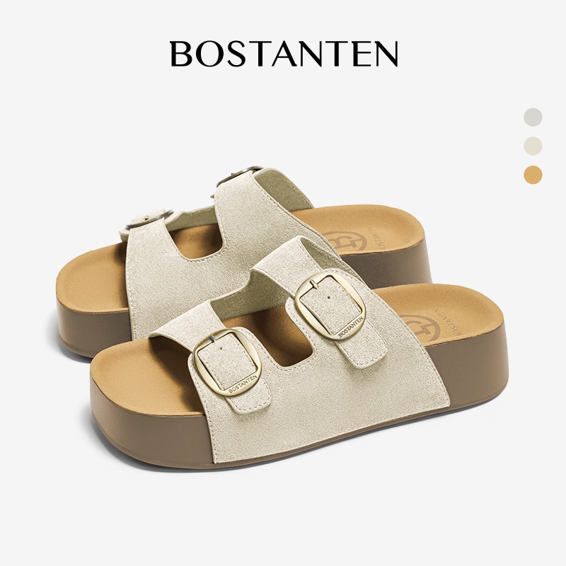 BOSTANTEN Fluffy Pudding Flat Sendal