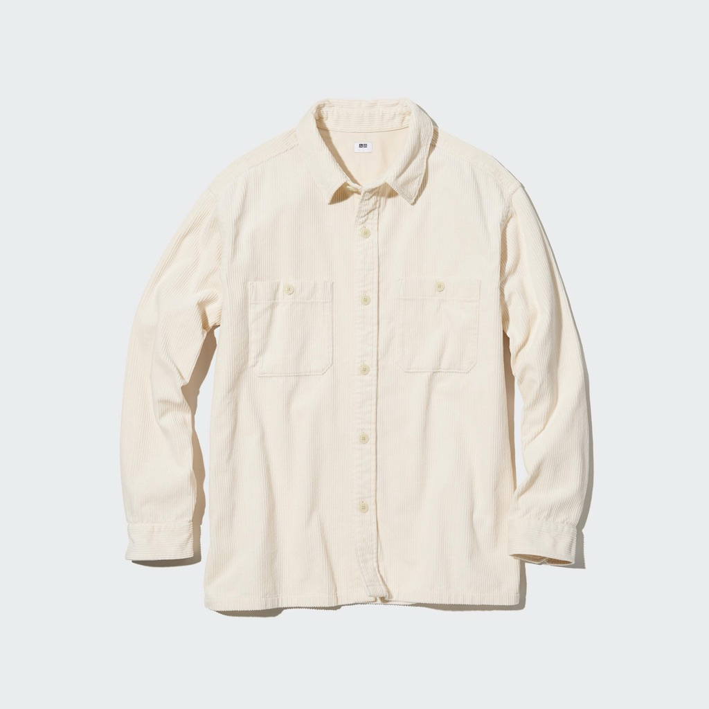 Uniqlo Corduroy Work Long Sleeve Shirt Jacket