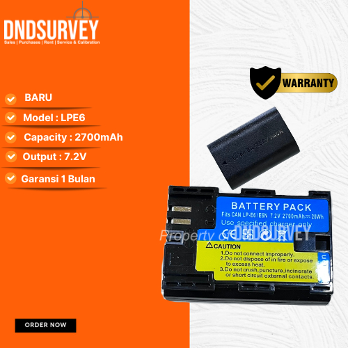Battery GPS RTK LP-E6 - Baterai GPS RTK LPE6 Geofennel Comnav