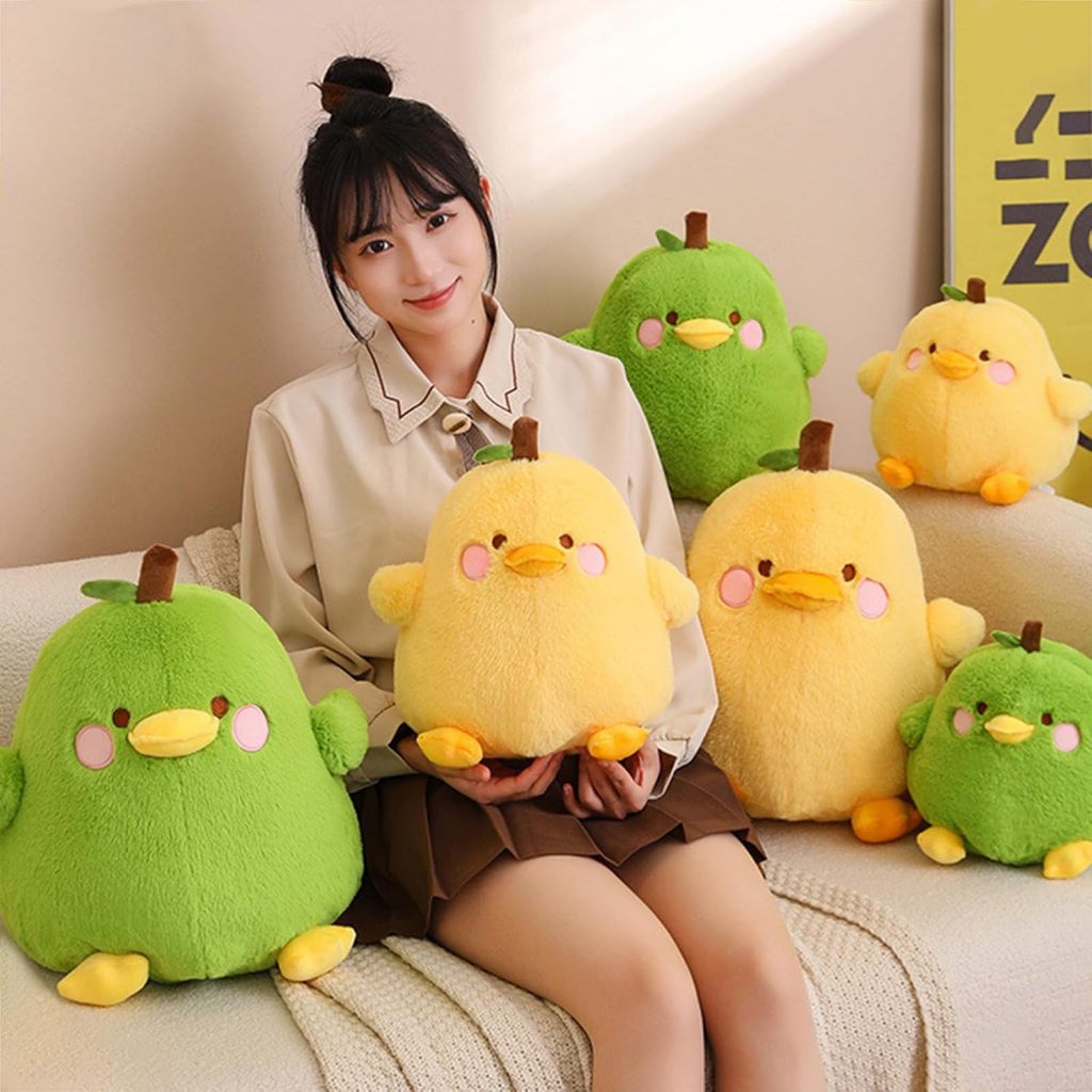 Mainan Bantal Boneka Ayam Kuning Lucu Bahan Halus Hadiah Ulang Tahun Anak