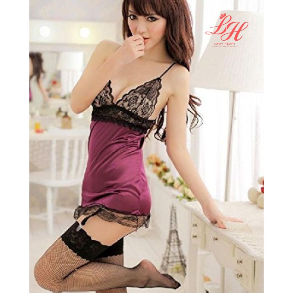 IMPORT Sexy Lingerie Babydoll Nightwear Hot Gstring CD Sleepwear Watermelon
