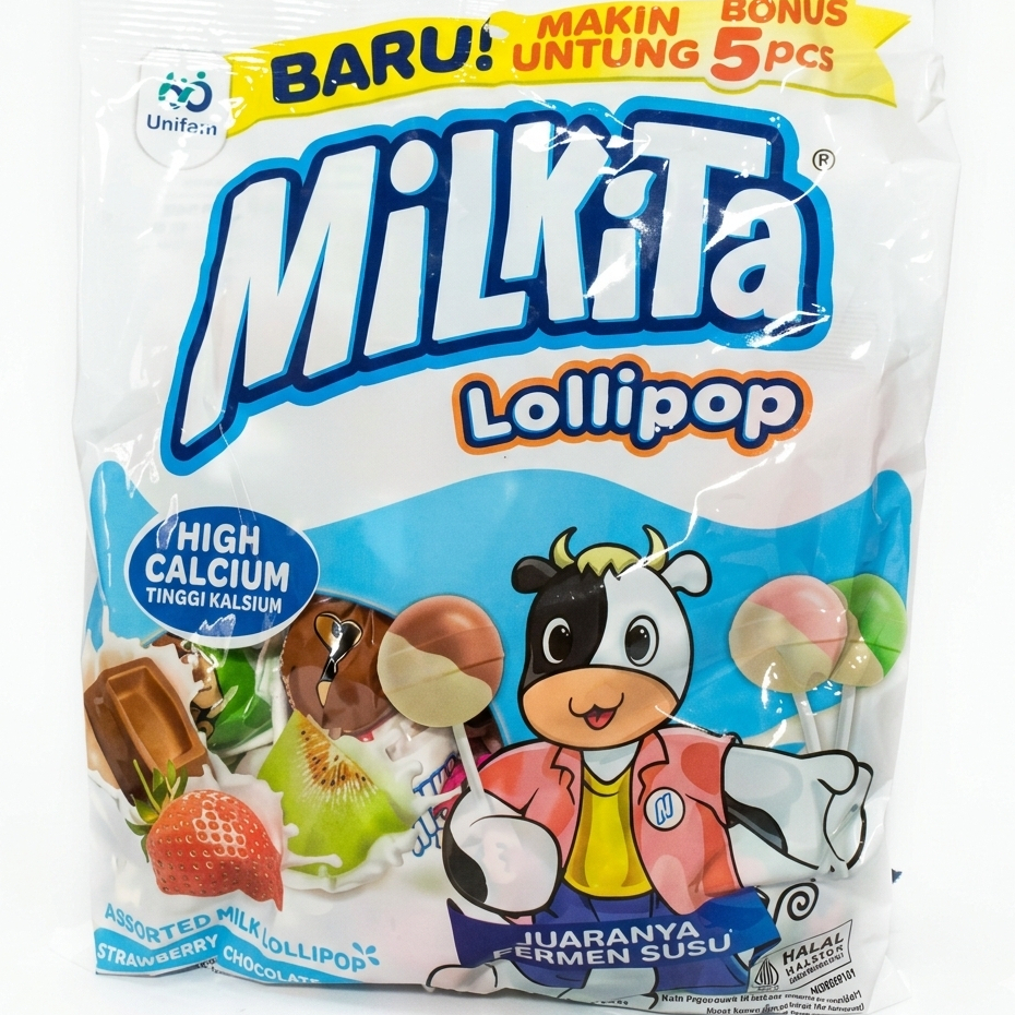 PERMEN MILKITA LOLIPOP REFILL ISI 30PCS