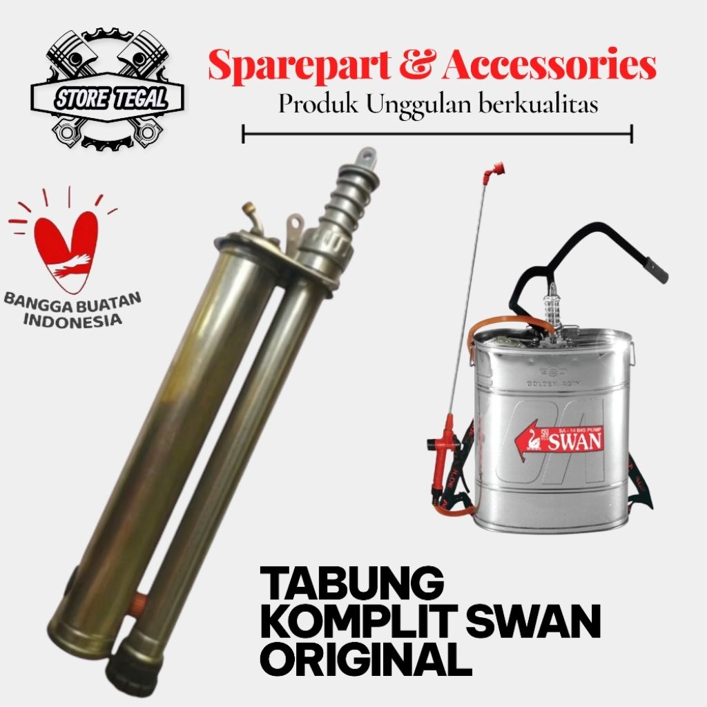Tabung pompa Sprayer Swan Original / Tabung Pompa komplit tangki semprot swan