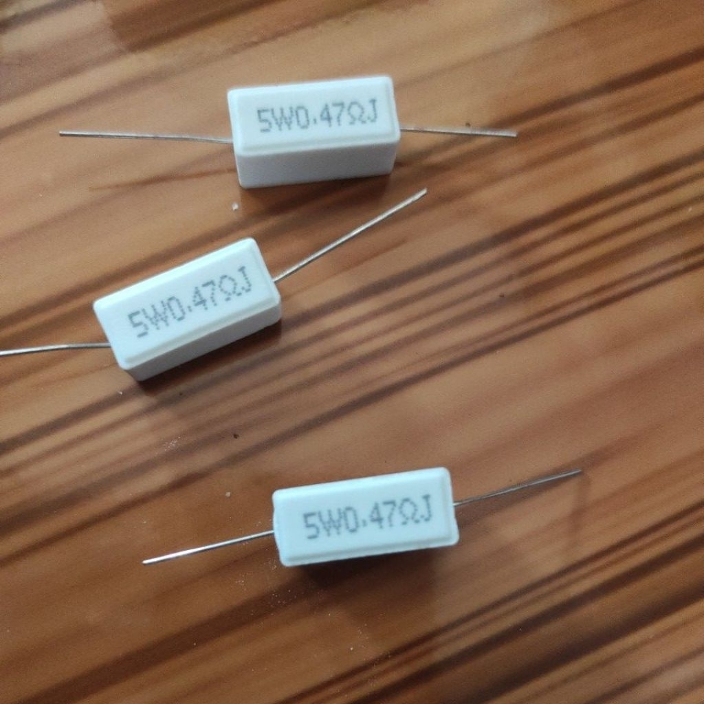 Resistor 5W 0.47R R5W Kapur