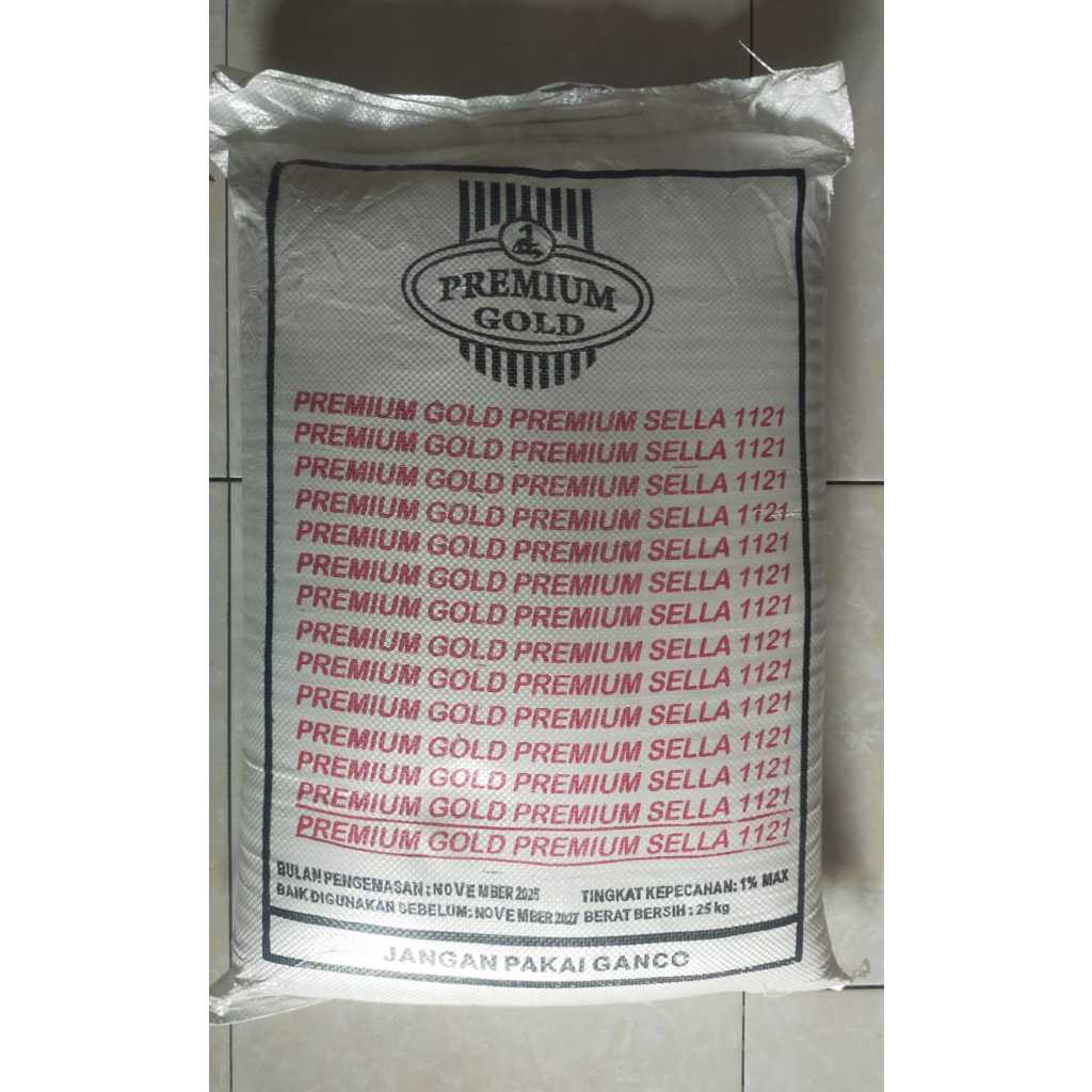 Beras Basmati Premium Gold 1121 Kemasan Original 25kg Basmati India
