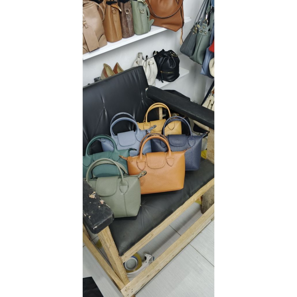 Tas Selempang Wanita Tas LC Ukuran Kecil Bahan Papirut Kulit Asli