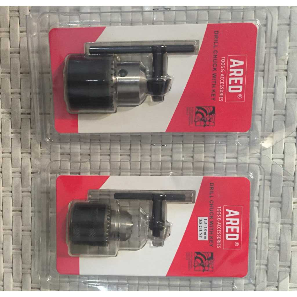 KEPALA BOR DRAT HITAM BLISTER ARED 10MM & 13MM