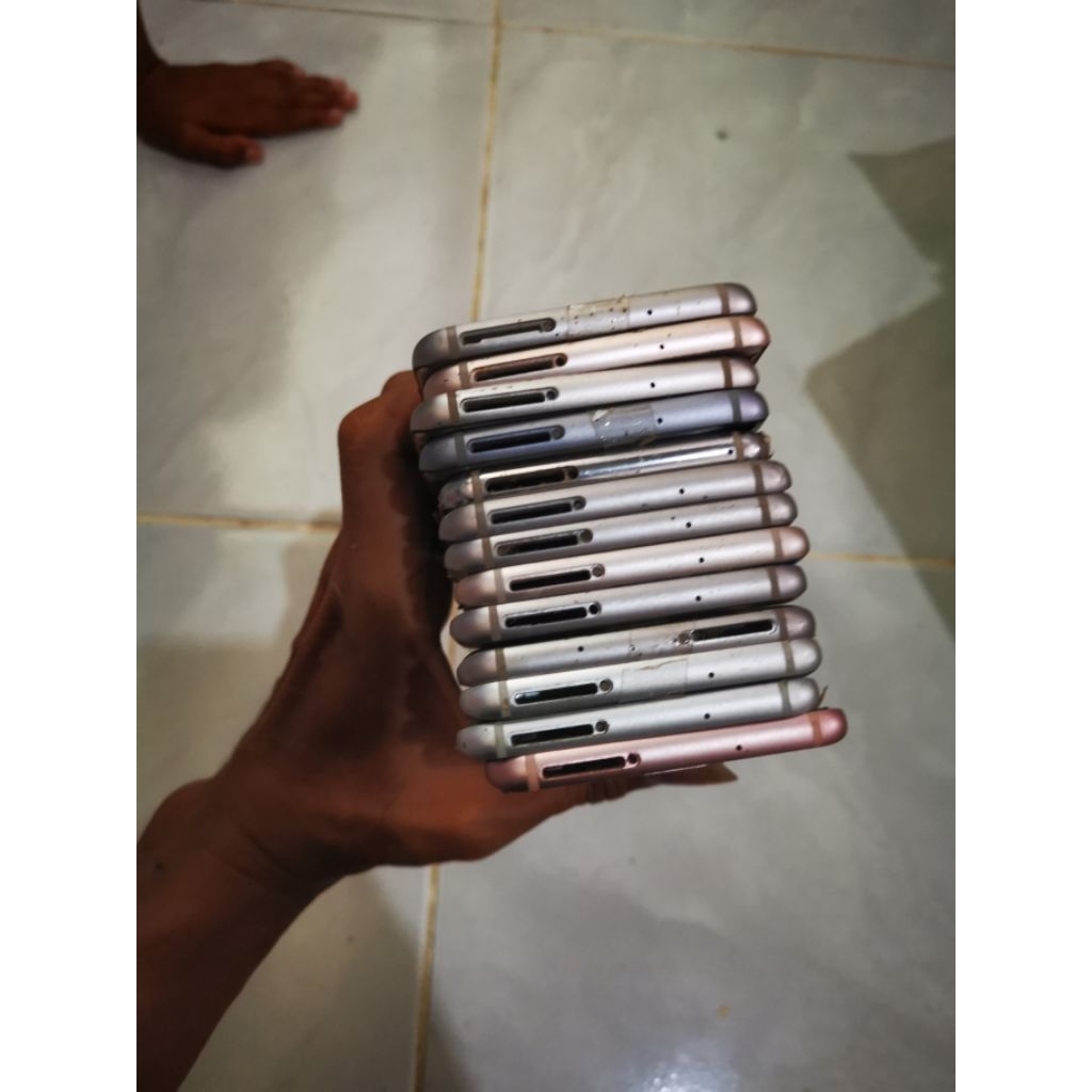 lcd bekas plus frame s7 edge