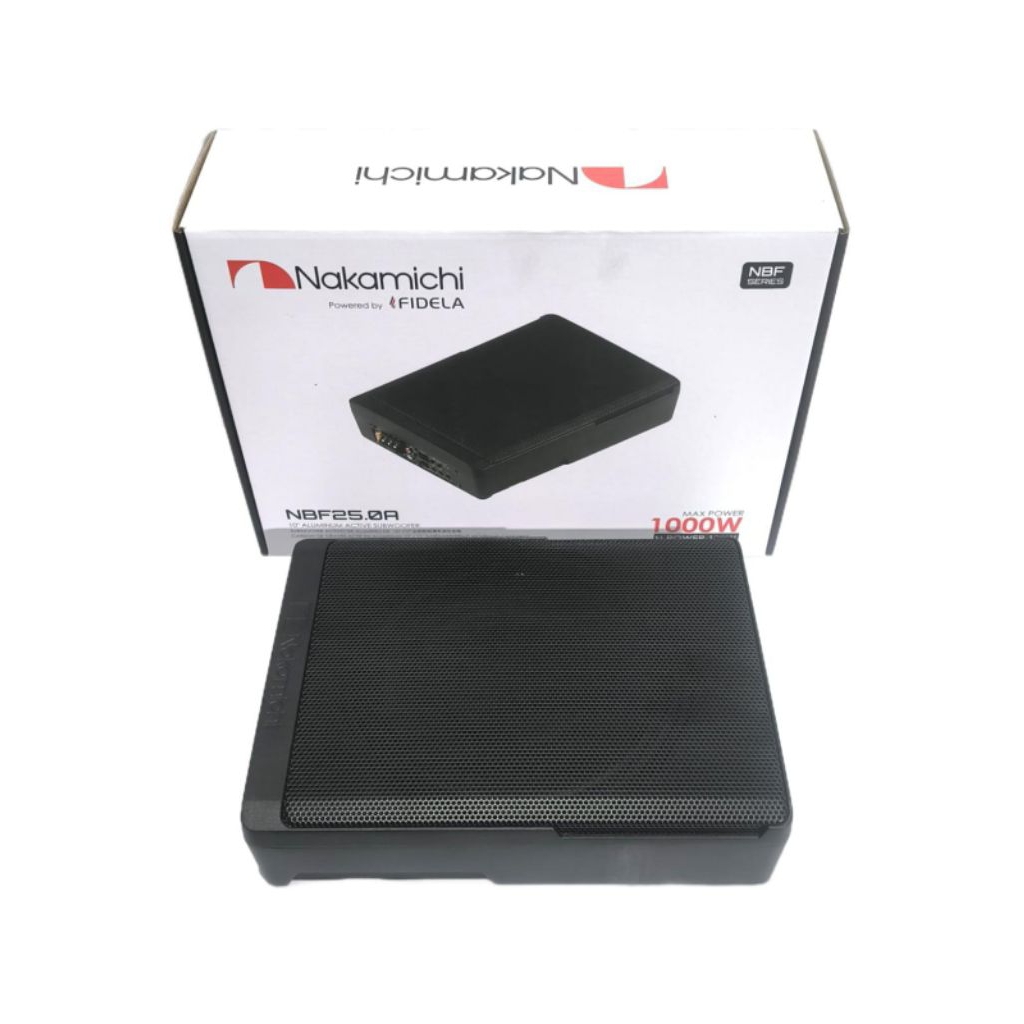 Subwoofer kolong Nakamichi NBF 25.0A subwoofer kolong jok mobil nakamichi 8inch
