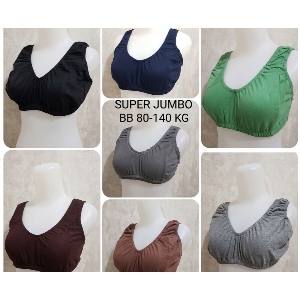 SUPER JUMBO LD 120-160 cm, untuk BB 80-140 kg, MINISET DEWASA, BRA, BRA KARET