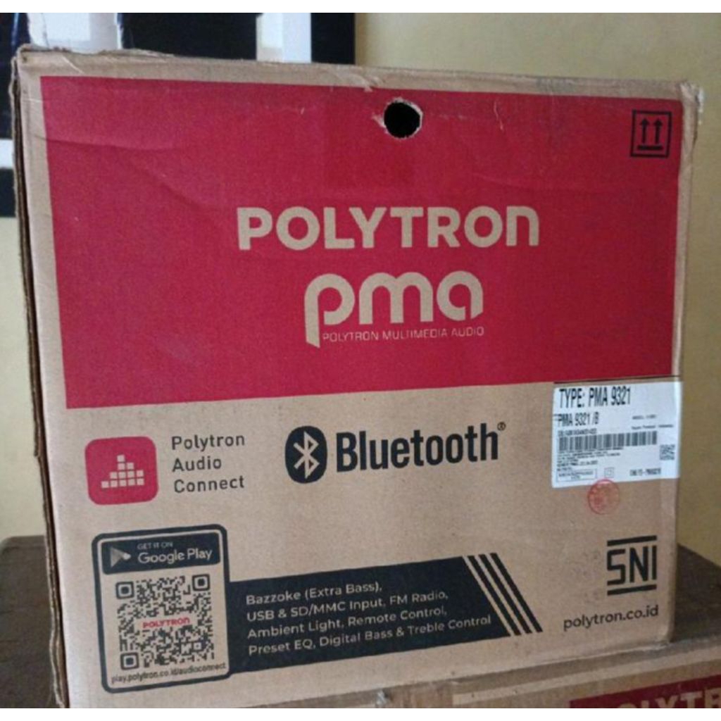 Speaker Aktif Stereo Polytron PMA 9321 dilengkapi Subwoofer Bluetooth