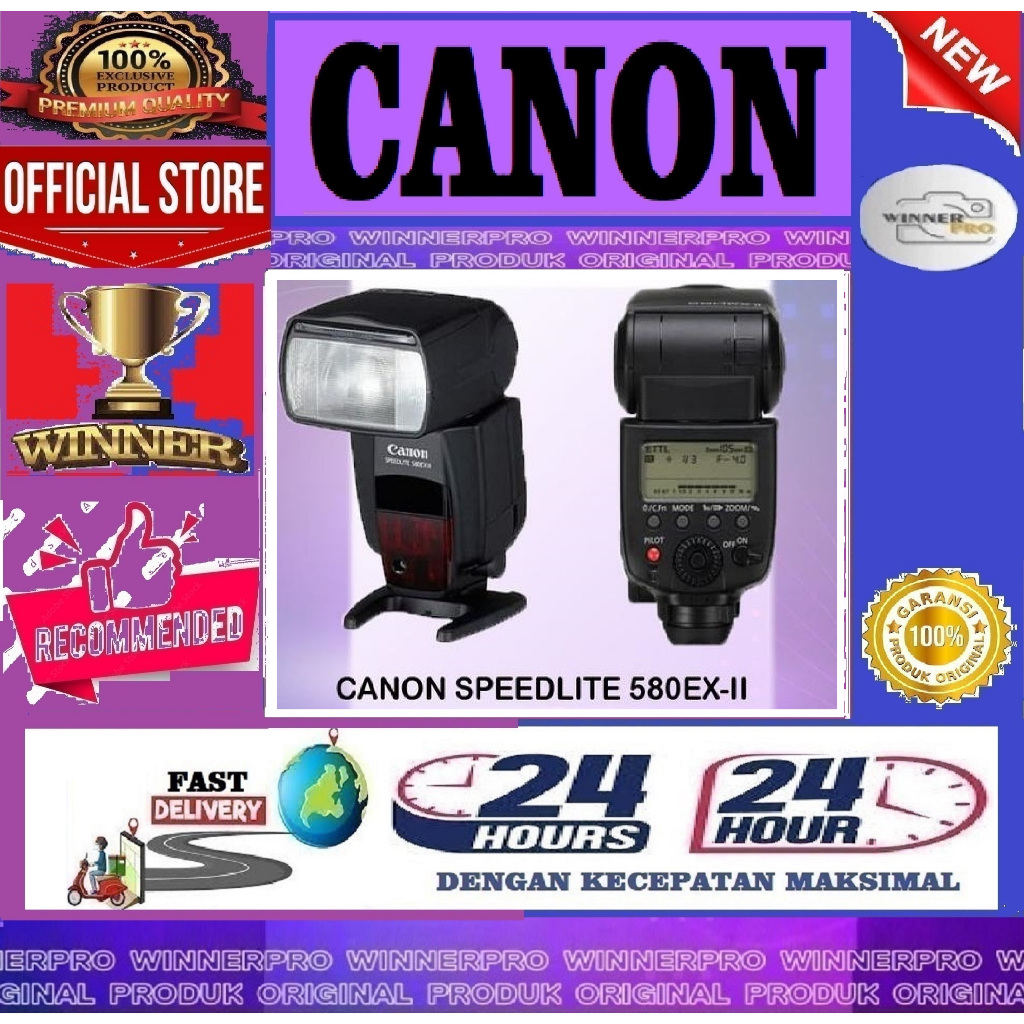 CANON SPEEDLITE 580EX II - FLASH CANON