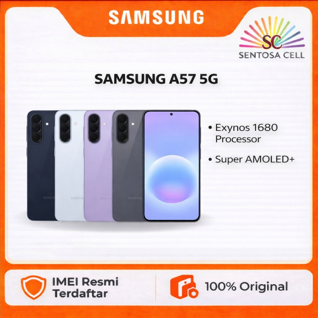 HP SAMSUNG A57 5G 8/128 | 8/256 | 12/256 NFC GARANSI RESMI SAMSUNG INDONESIA