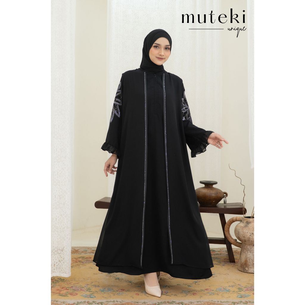 BIG SALE [MUTEKI] Nadira Abaya Dress - Abaya Muslimah by Muteki Unique