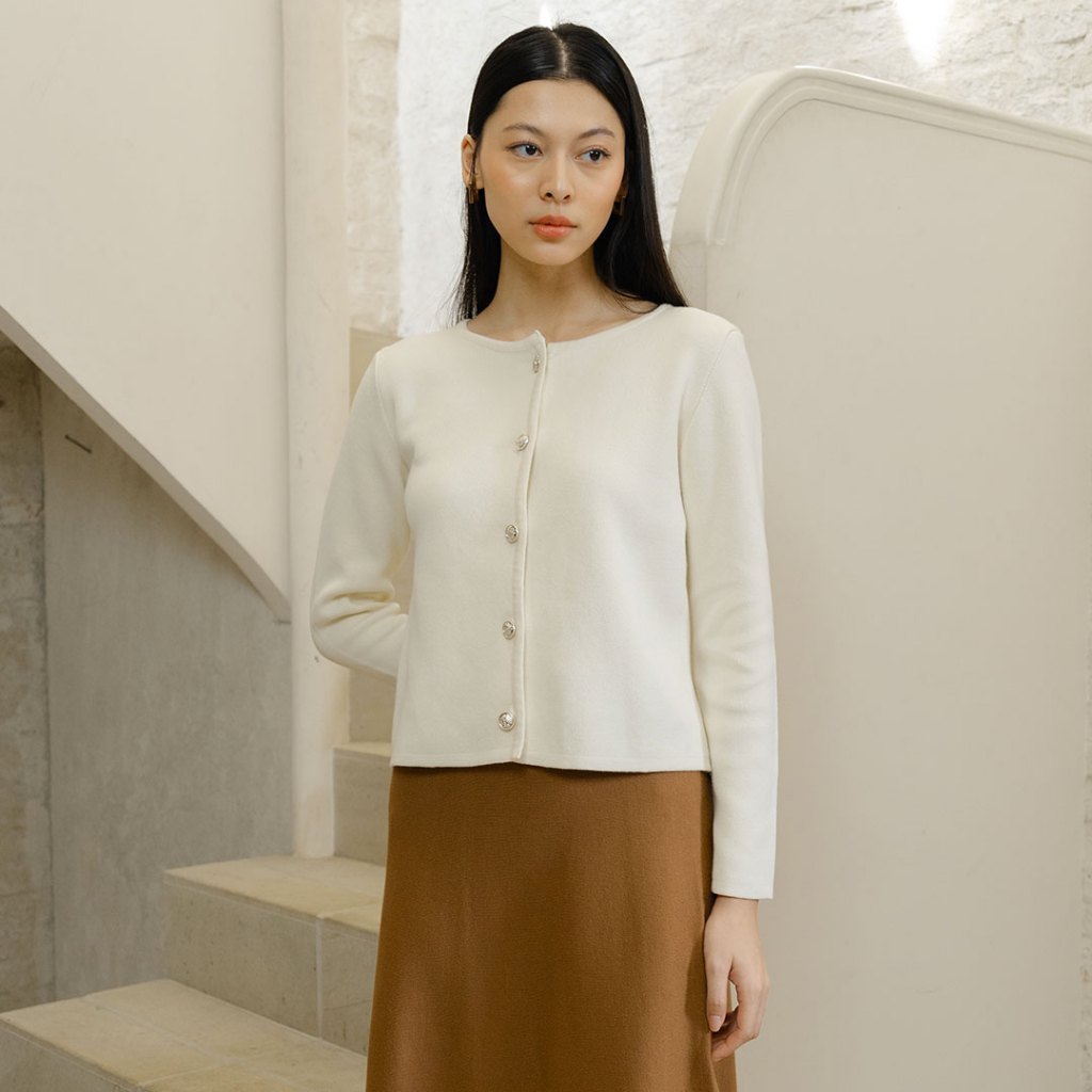 Beatrice Clothing Tangerang Lugano Knit Blouse - Atasan Wanita | Pakaian Wanita | Cardigan Wanita