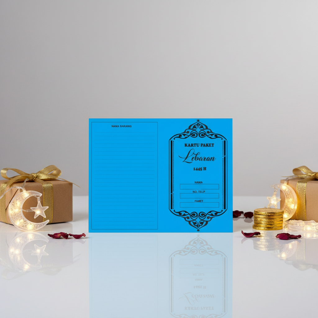 KARTU PAKET LEBARAN /KARTU PAKET LEBARAN JUMBO/KARTU ARISAN /KARTU TABUNGAN HARI RAYA/KARTU TABUNGAN