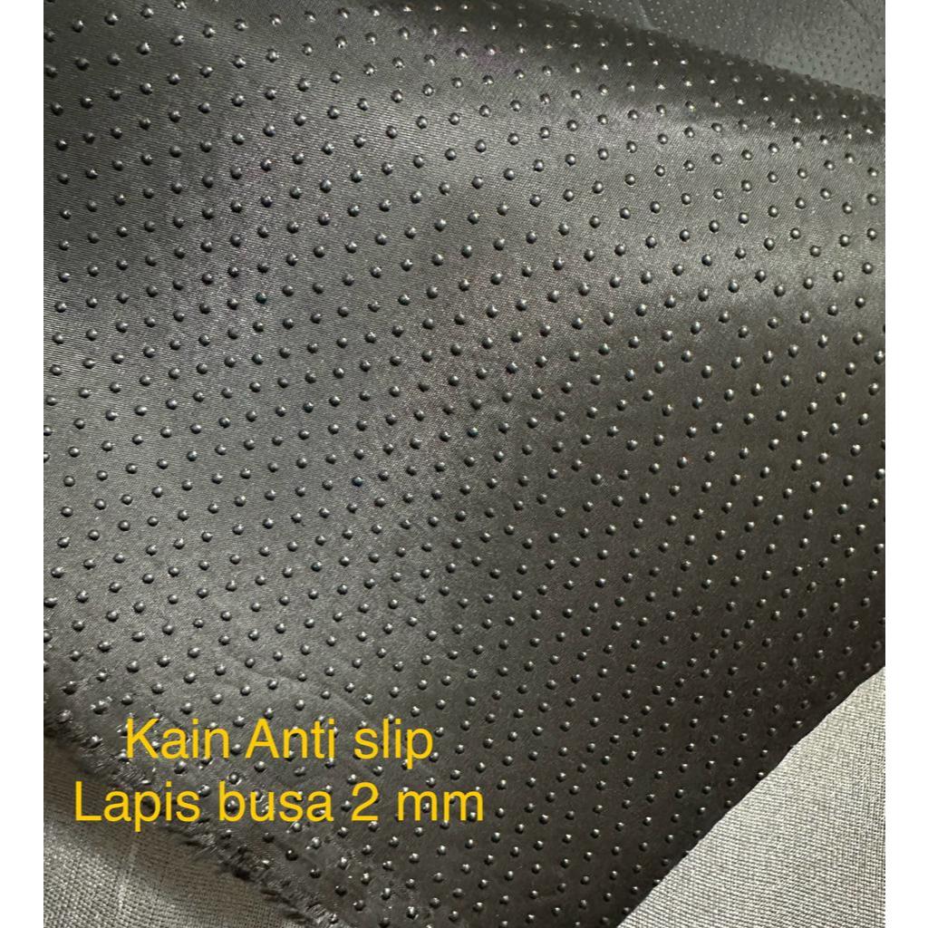 Kain Bintik Busa Anti Slip Satin Lapis Busa 2 mm Lebar Kain 150 cm