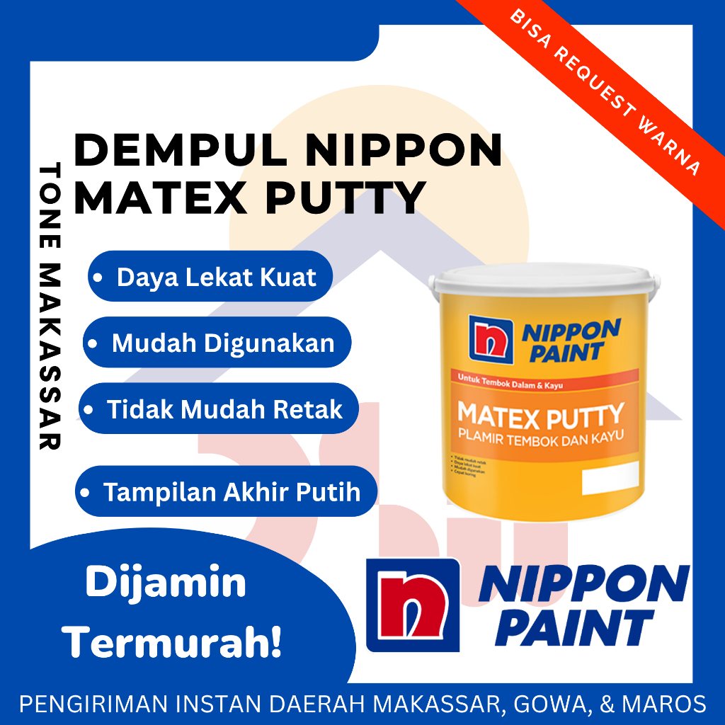 DEMPUL TEMBOK NIPPON MATEX PUTTY