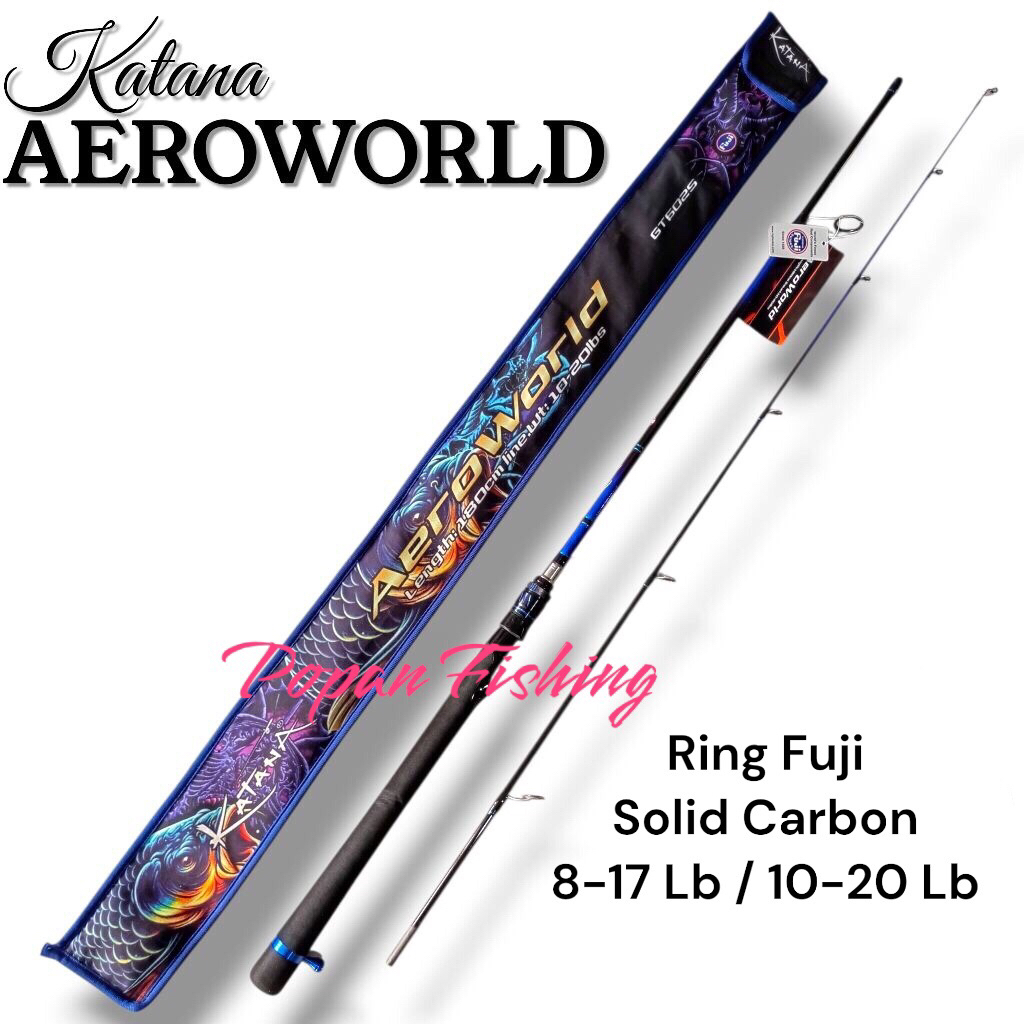 Katana Aeroworld Joran Pancing Carbon Solid Full FUJI