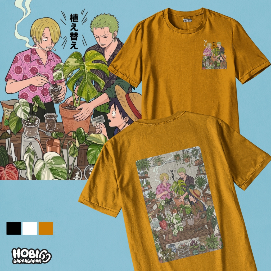 T-Shirt Kaos Plants/Tanaman AROID "One piece plant"  Design Premium