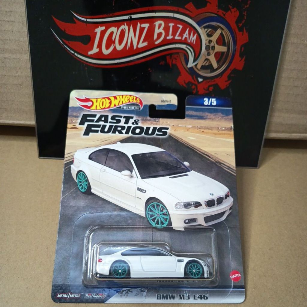 Hotwheels BMW M3 E46 Fast Furious Japan Stickee