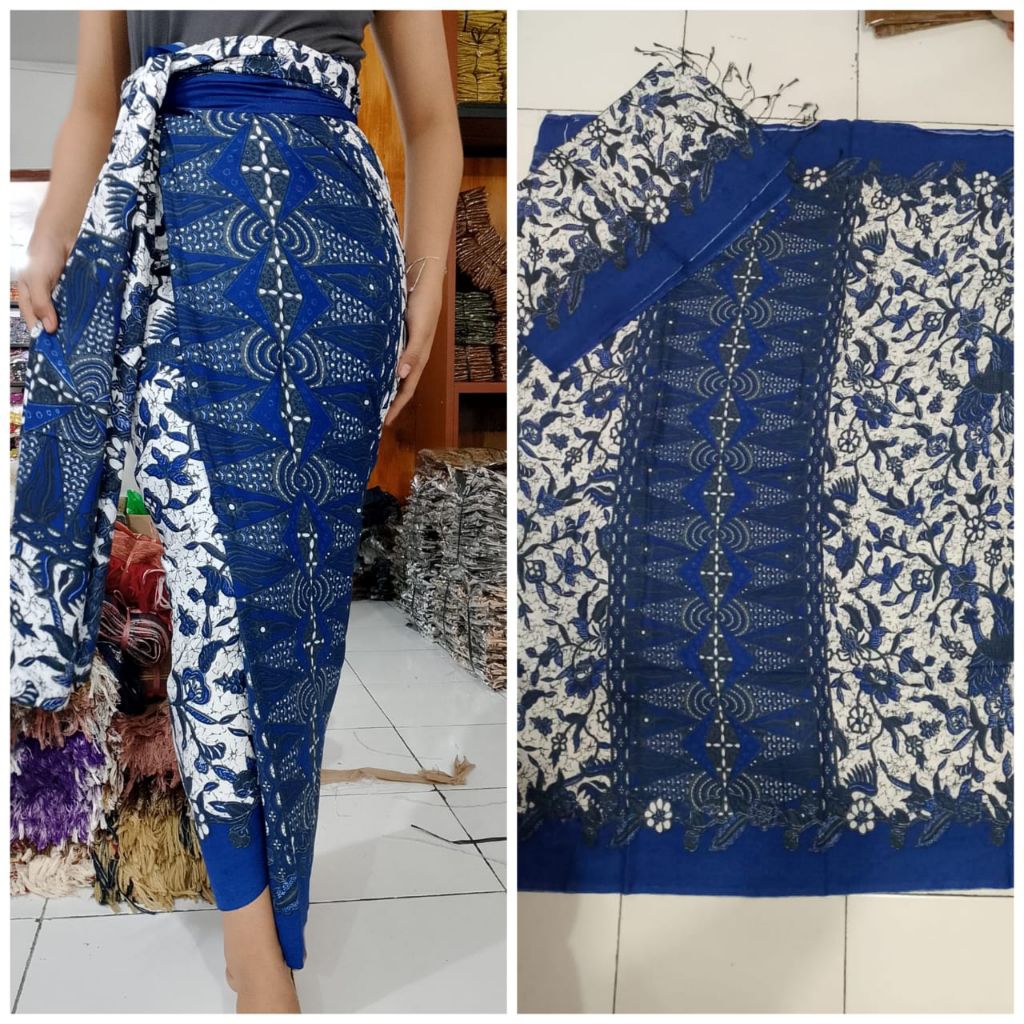 Kamen Sutra Paris Lembaran Set Selendang Premium Terbaru | Kamen Bali | Kamen Lembaran Bali | Endek 