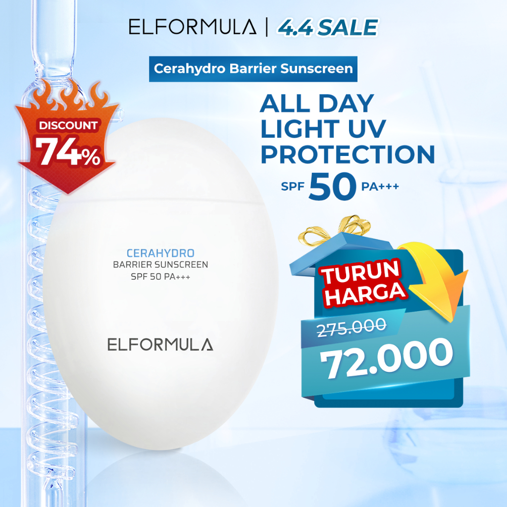 [TURUN HARGA] ELFORMULA Intensive CeraHydro Barrier Repair Sunscreen SPF 50+++ - Sunblock Sun Screen