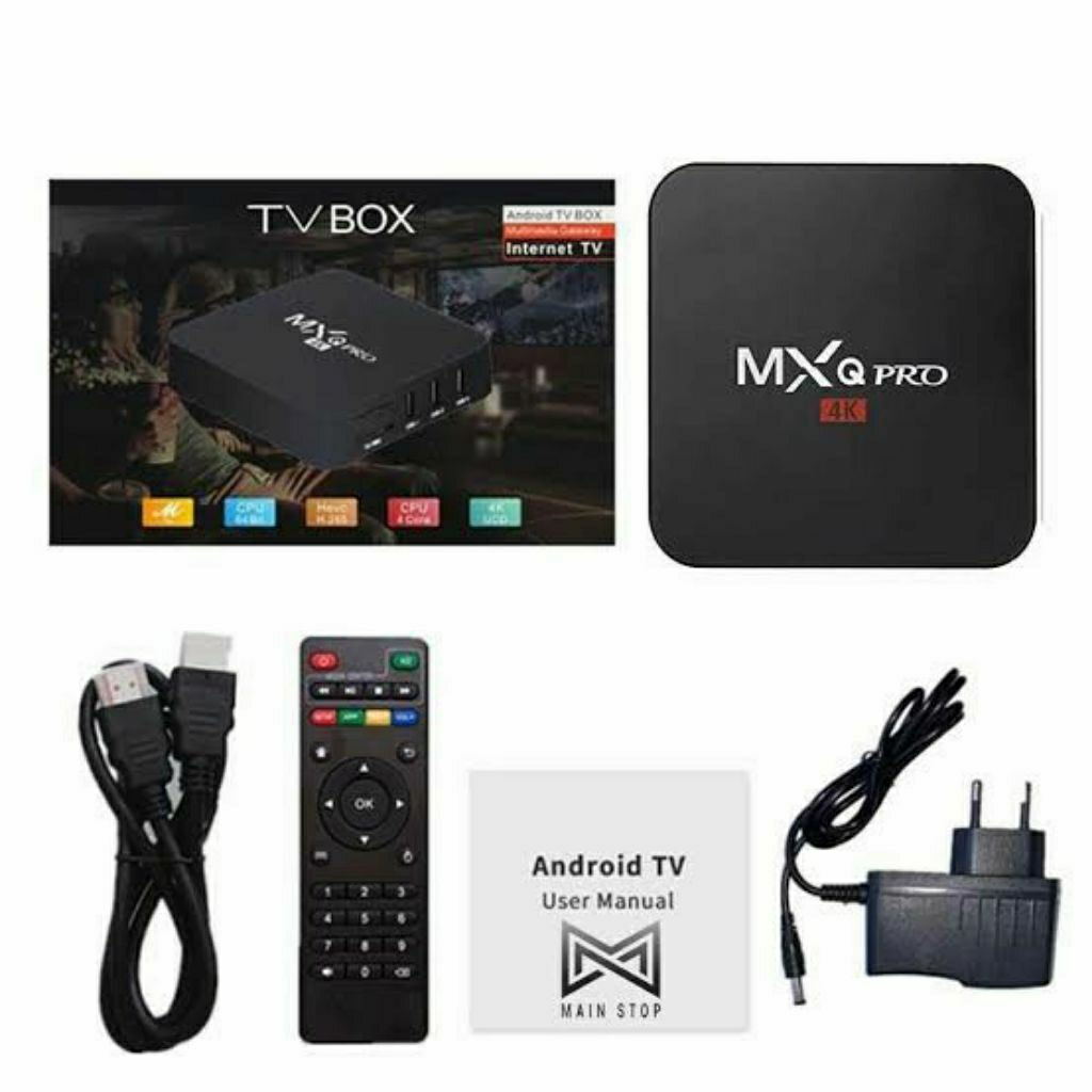 Tv Box Android MXQ Pro 4K Smart TV Media Player STB TV Box Unlock TV Box Netflix