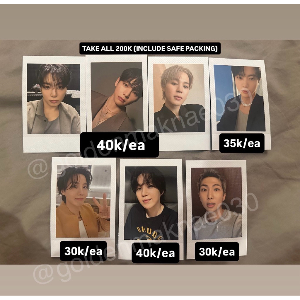 READY PHOTOCARD ARMY BOMB VER 4 PC BTS