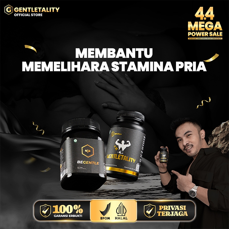GENTLETALITY - Paket Bundling Madu + Kapsul Strong Paket Penambah Stamina Pria Tahan Lama Beronde-Ro