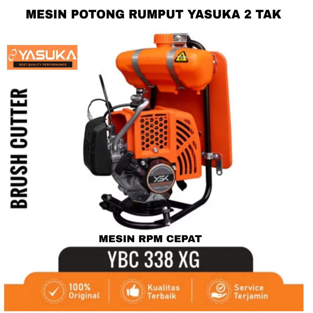Mesin Potong Rumput Original Yasuka 2 Tak 338 Dan 4 Tak 435 Kualitas Terbaik