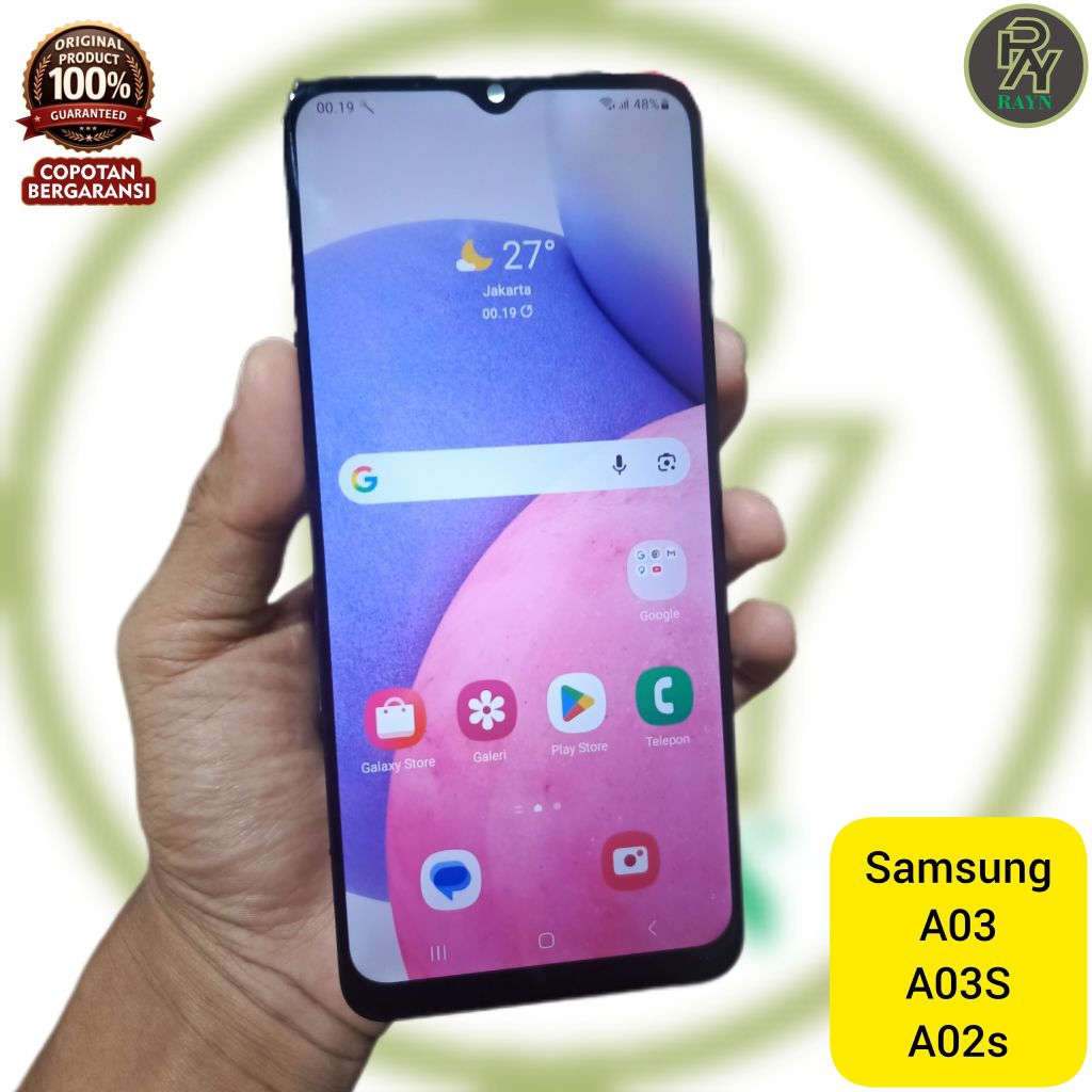 LCD saja Samsung A03 A03S A02S original copotan bergaransi