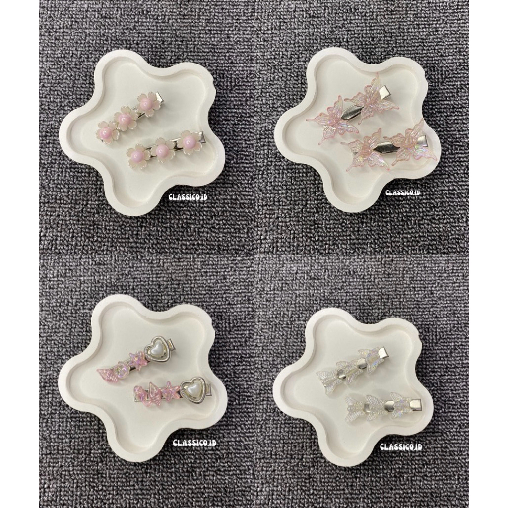 Jepit Rambut Aesthetic-Jepitan Hijab-Jepit Rambut Lucu