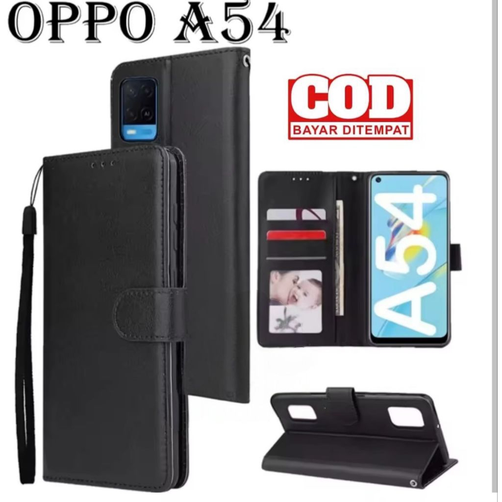 Casing Dompet Oppo A54 4G