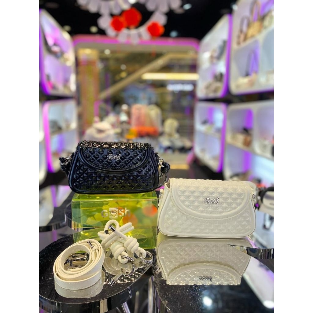 [Bisa COD] Ready Tas Gosh Original New art 512 685 Black Off White