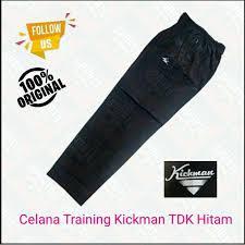 Celana Training / Celana Olahraga  Hitam Polos Kain Bahan Katun TD Hitam Polos