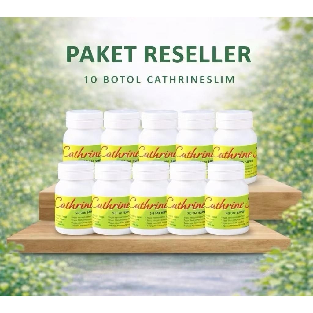 paket reseller 10 botol catherine slim
