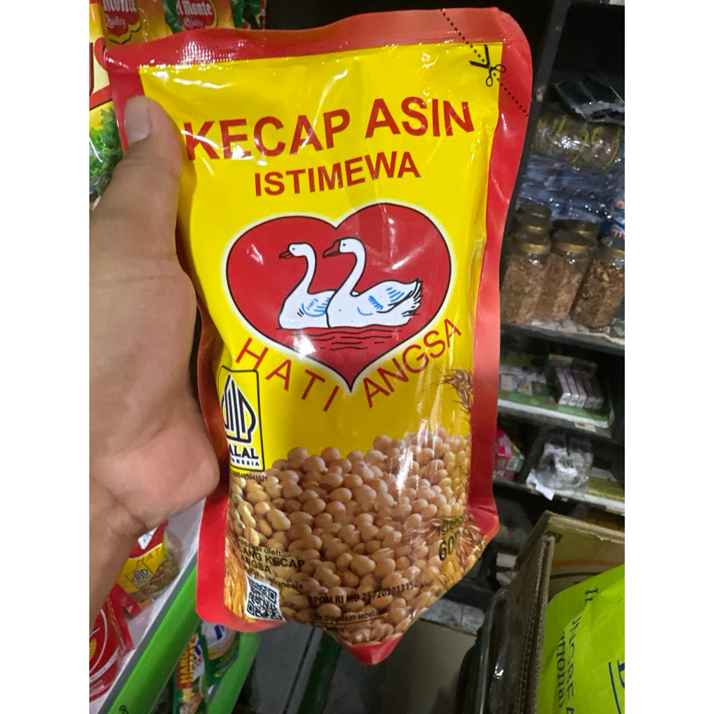 Kecap Asin Hati Angsa Refill 600 ml - Cita Rasa Gurih dan Enak