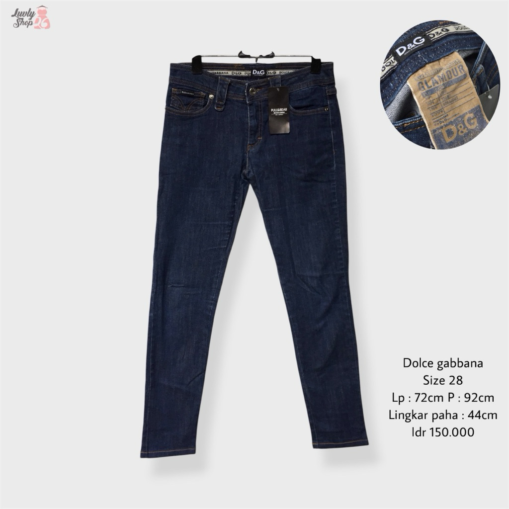 dolce & gabbana celana jeans