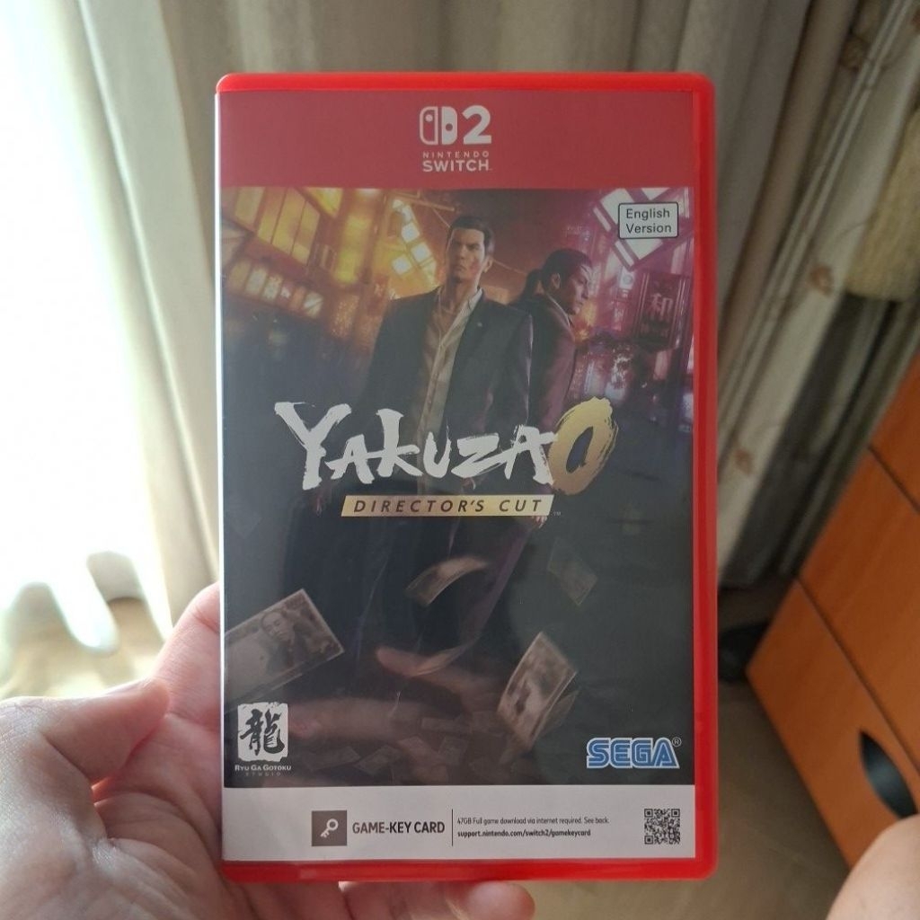 yakuza 0 directors cut game kaset nintendo switch 2 bekas used second