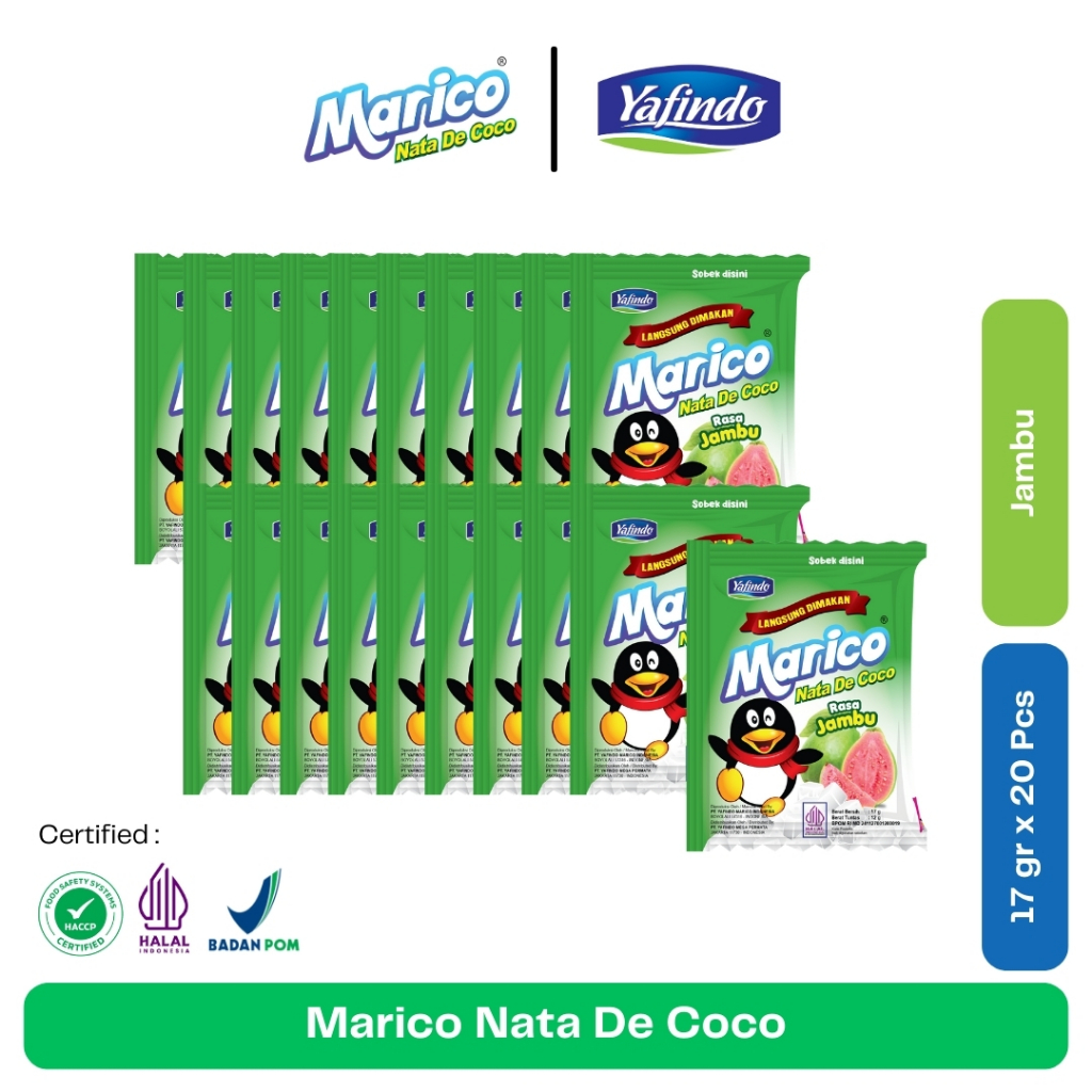 Marico Nata de Coco - Rasa Jambu 1 Pack (20 Sachet)