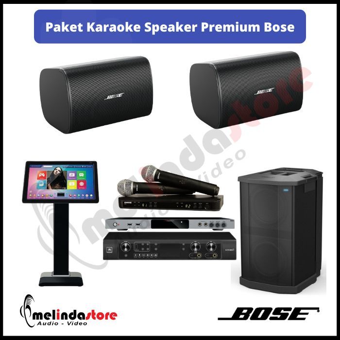 Paket Karaoke Premium Speaker Bose
