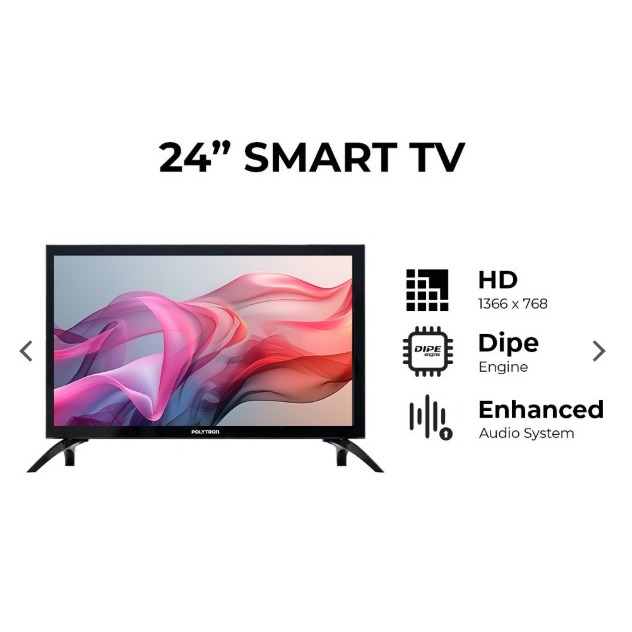 TV LED 24" POLYTRON PLD-24CV1869 SMART TV