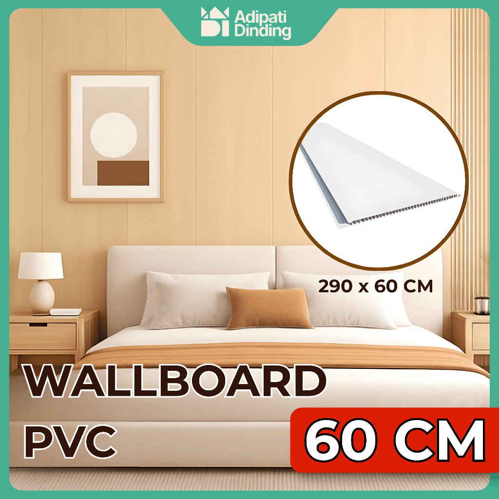 Adipati Dinding - WALLBOARD PVC / WPC WALLBOARD PRODUK DEKORASI DINDING PREMIUM MULTIFUNGSI UKURAN P