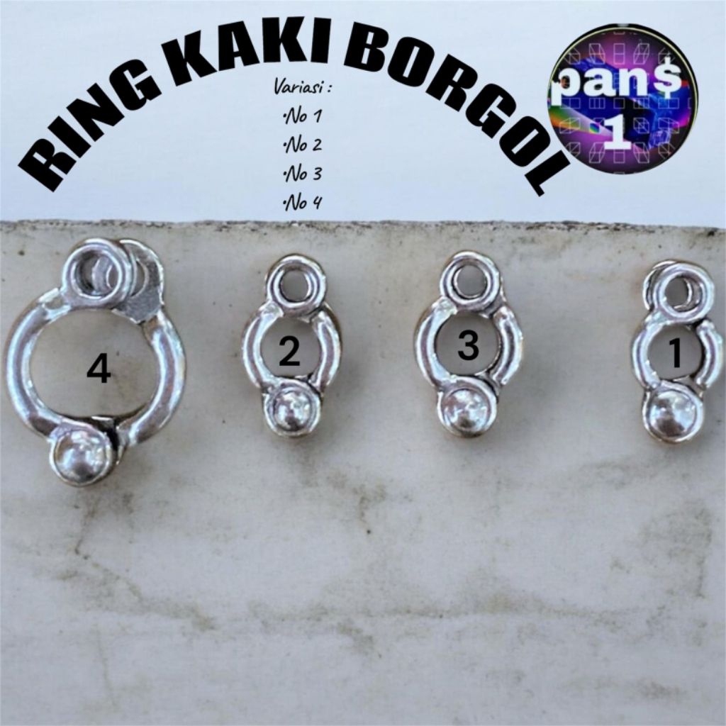 Ring borgol kaki burung