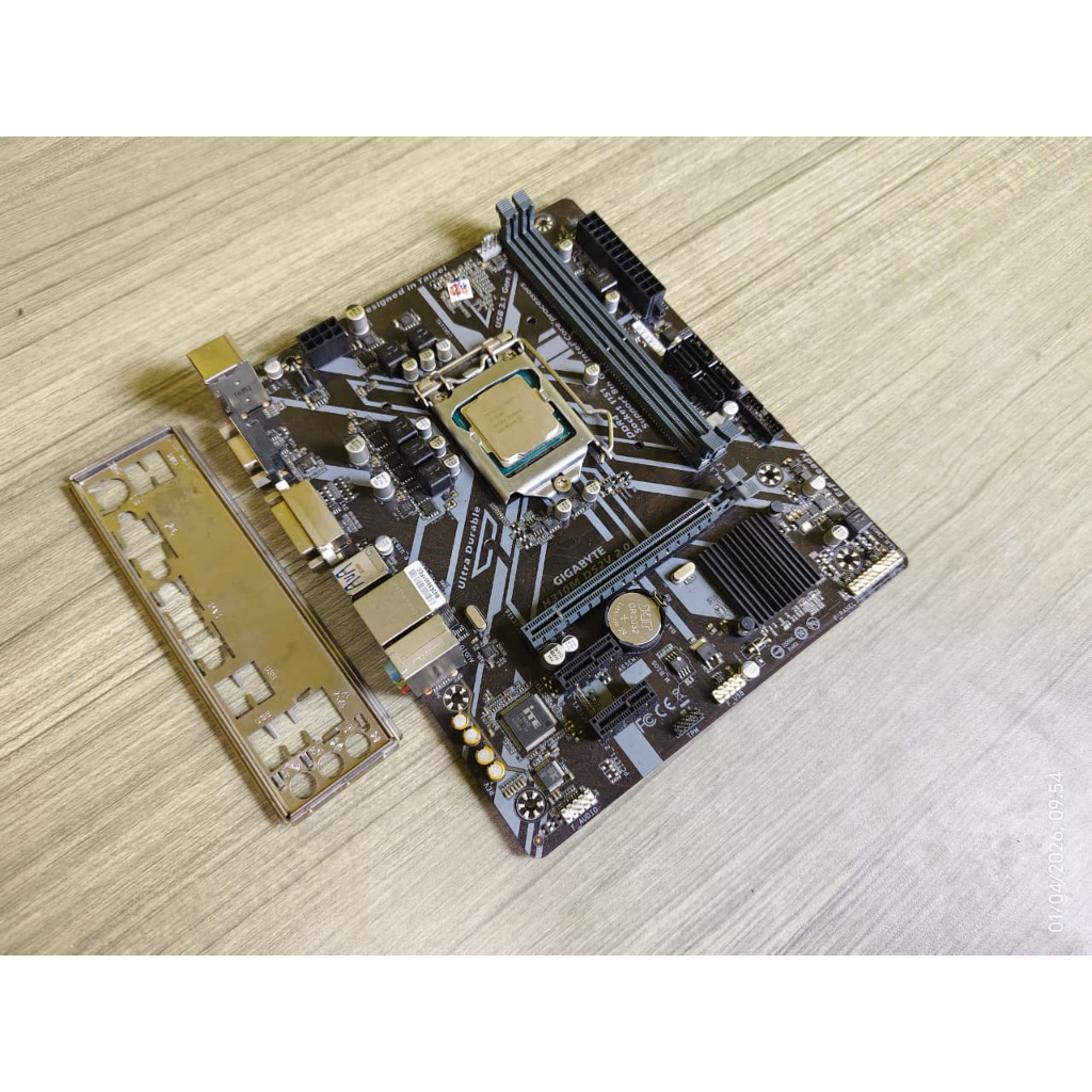 Paket motherboard H310  processor intel core i3 9100 / 9100f  LGA 1151