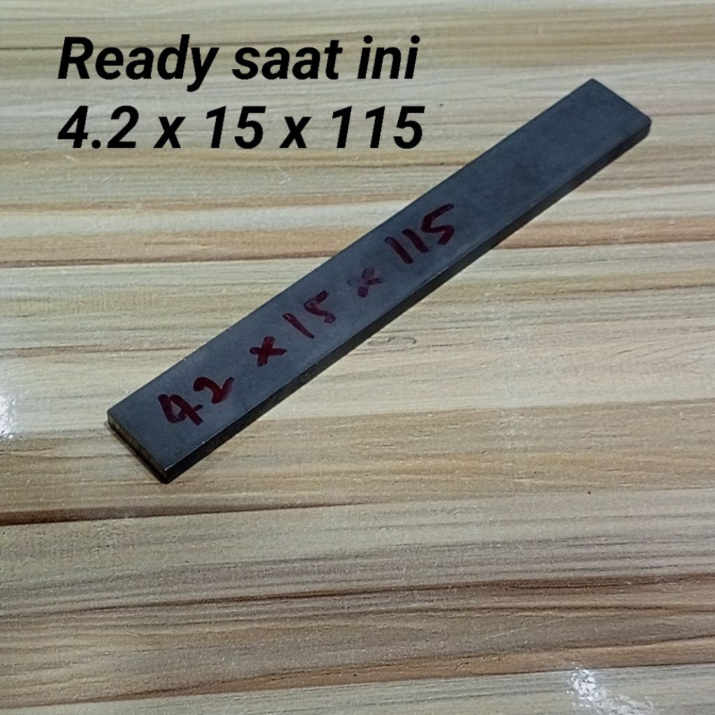 Plat carbide 4.2 × 18.5 × 116 mm material carbide strip potong cutting bubut