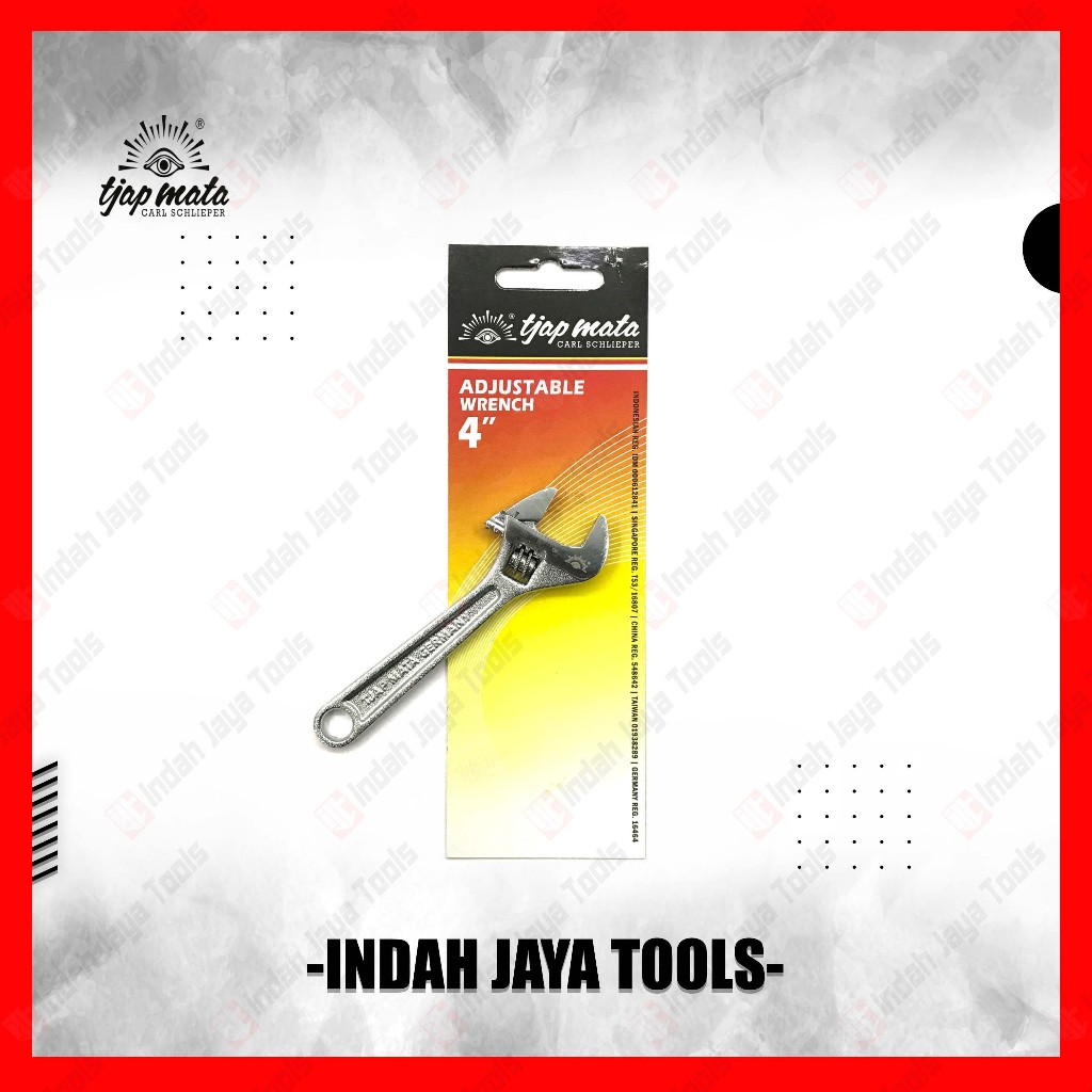 TJAP MATA Kunci Inggris 4 Inch - Adjustable Wrench Kunci Bago