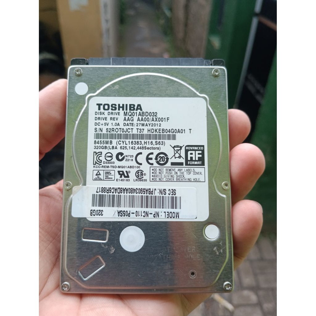 Harddisk Laptop 320GB