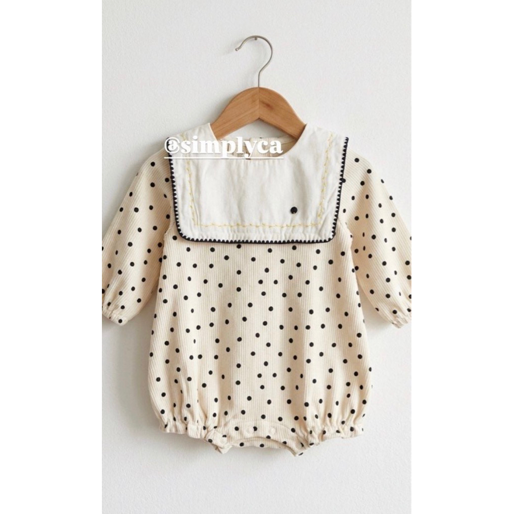 Jumper gentong dear baby//jp gentong dear baby//jumper polka//baju bayi polka